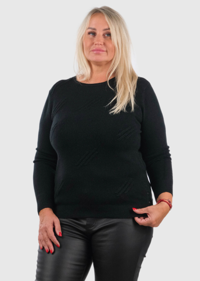 Ilayda Plus Size black sweater