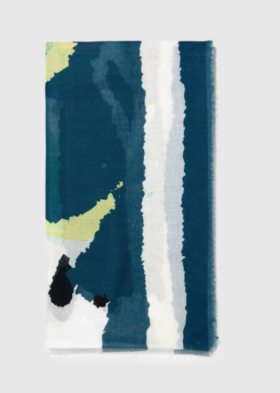 Daudzkrāsaina sieviešu šalle