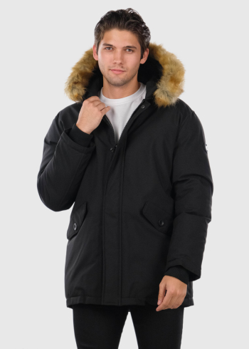 Estevan black men's parka