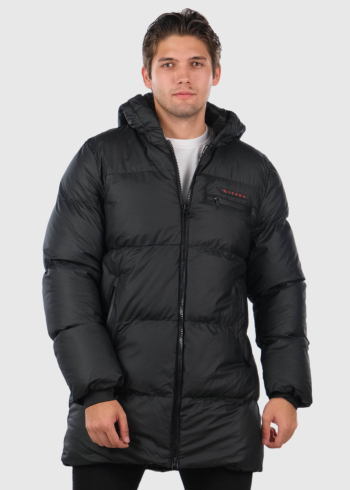 Erdin black men's parka