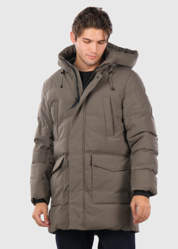 Erlis parka with patch pockets