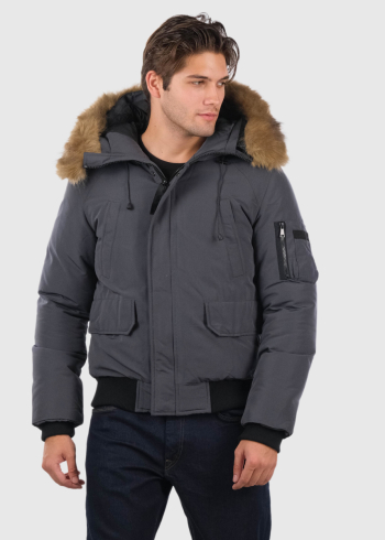 Elan dark grey short jacket