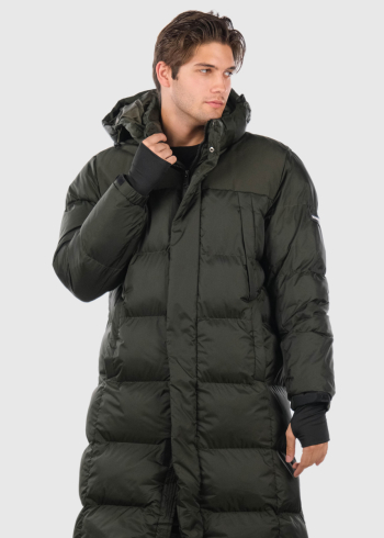 Elcan dark green men's winter jacket