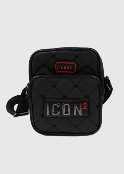 Icon melna vīriešu soma
