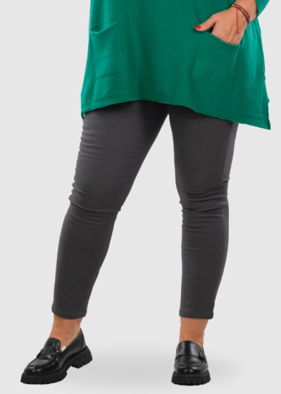 Jala Plus Size dark grey pants with insulation