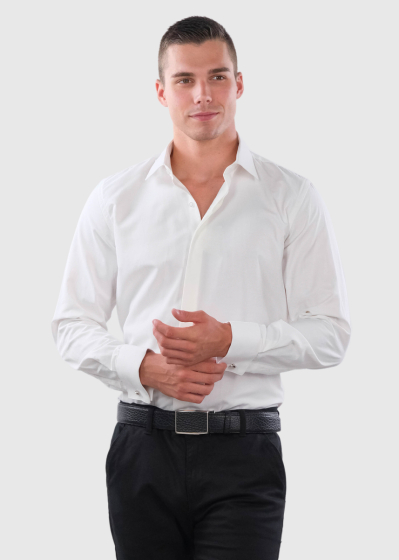 Ferenc Slim Fit white shirt