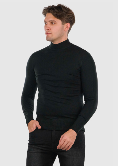 Gildas black high neck sweater