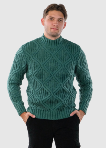 Layne green knitted sweater