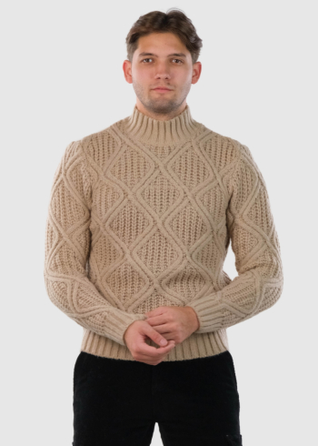 Layne beige knitted sweater
