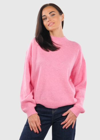 Delmira pink women's sweater