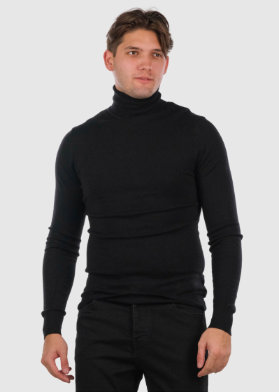 Gianfranco black men's turtleneck