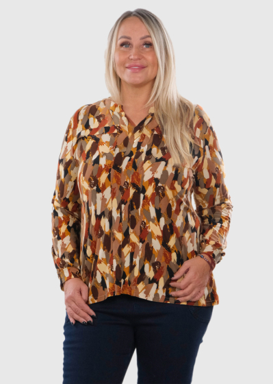 Laia Plus Size blouse in print