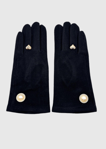 Kira black women's gloves