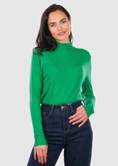 Esita green women's turtleneck
