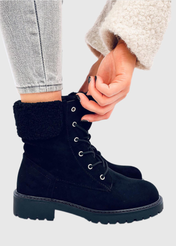 Zebina black warm boots