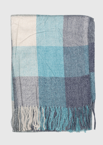 Zhanar women's scarf with fridge detail