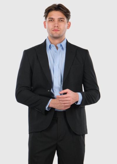 Weylin black men's blazer 