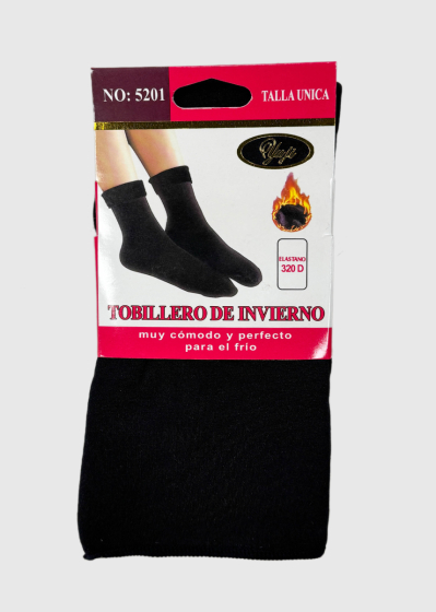 Yona black women's warm socks