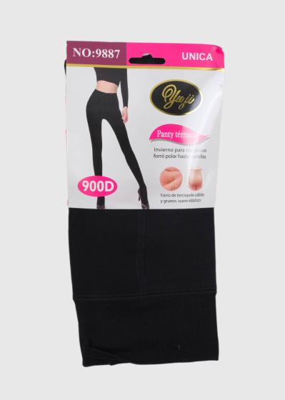 Yelena black warm tights