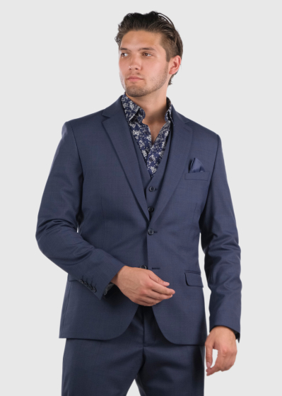 Travis dark blue men's blazer