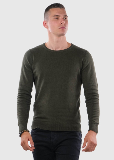 Mario khaki mens sweater