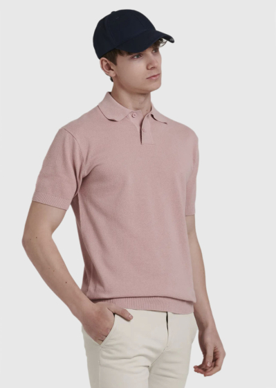 Arvis pink men's Polo Shirt