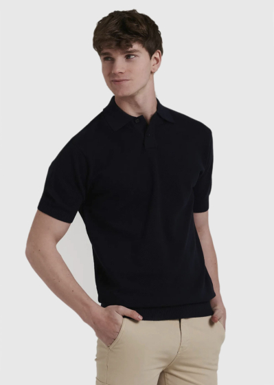 Arvis dark blue men's Polo Shirt