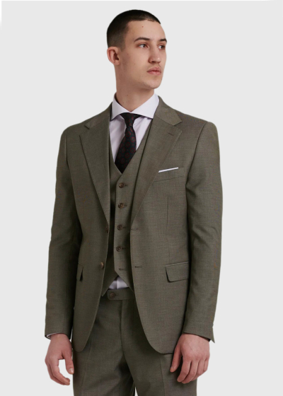 Bernold khaki men's blazer