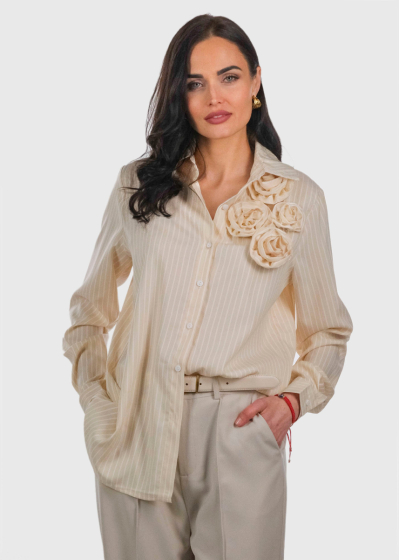 Ailia bēšs sieviešu krekls 