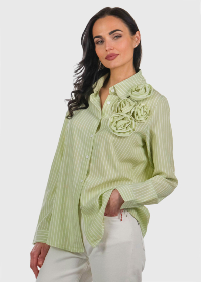 Ailia zaļš sieviešu krekls 