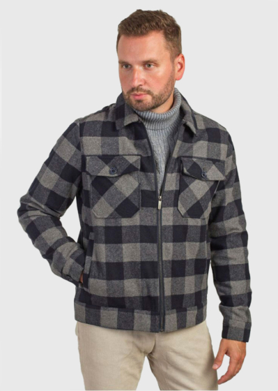 State of Art men's checkered jacket