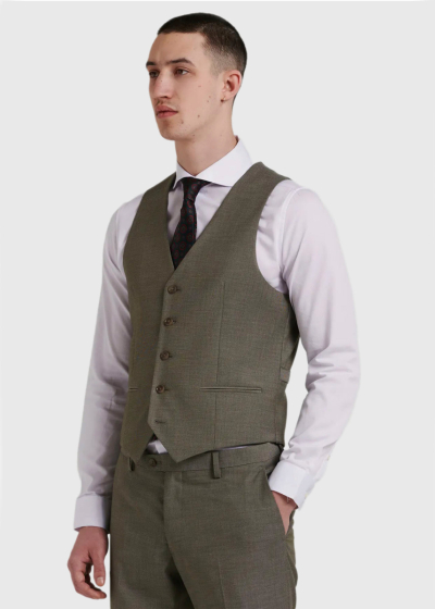 Bernold khaki classic vest