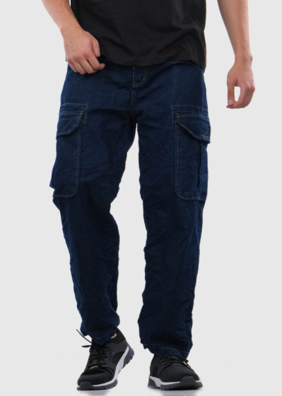 Gallo Slim Fit синие мужские джинсы с накладными карманами