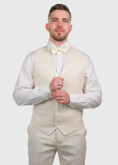 Kaan white classic vest