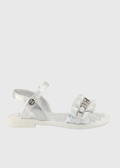 Evi silver velcro sandals