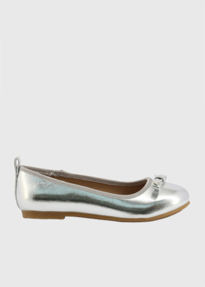 Estel silver ballet flats 