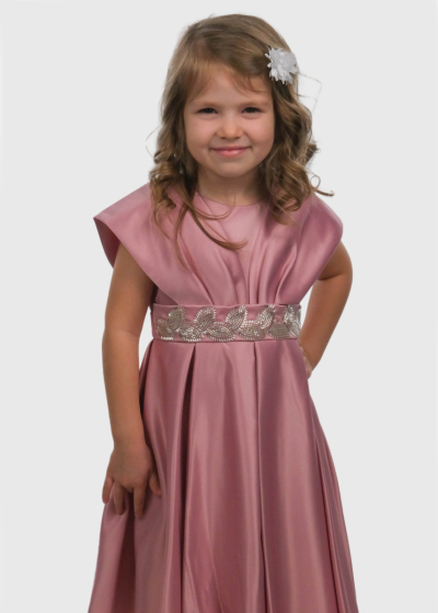 Kamilya pink belted dress