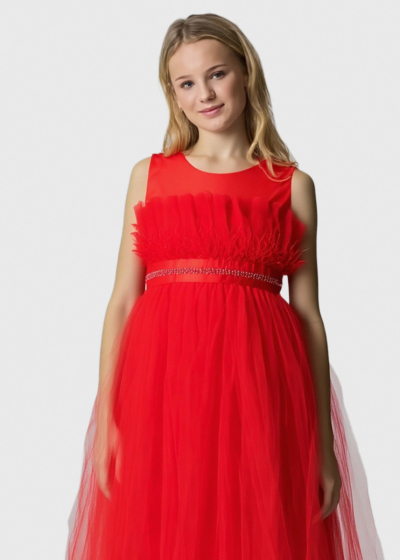 Kisha red dress