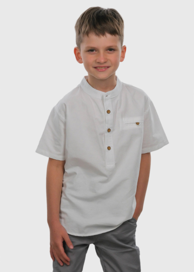 Cross white short sleeve shirt