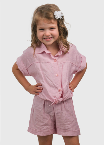 Karen pink suit