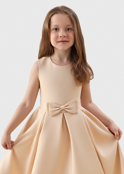 Katy gold long dress