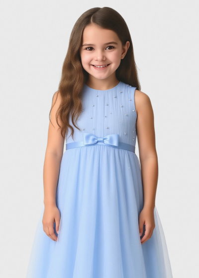 Karina light blue dress