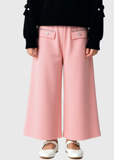 Sarvesh pink wide leg pants