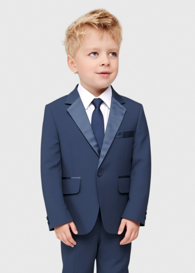 Wiatt blue suit with pockets