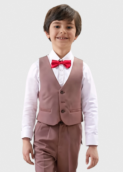 Wiatt brown suit with pockets