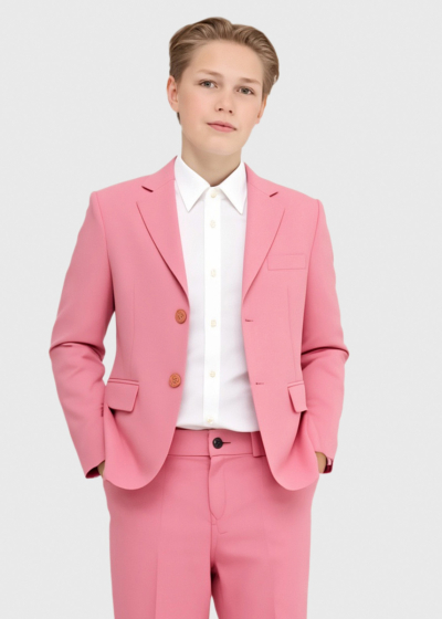 Wiek pink suit with pockets