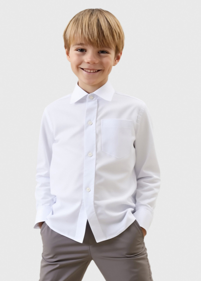 Wieslaw white long sleeve shirt