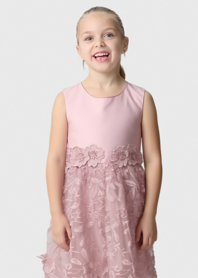 Kamile dark pink zipped dress