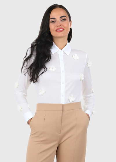 Viktoriia white women's blouse
