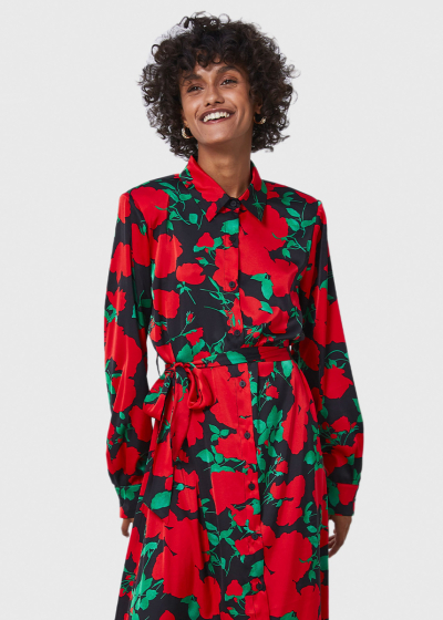 Vasiliki long printed dress